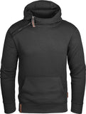 GEC435 Grin&Bear schräg Half Zip Hoodie