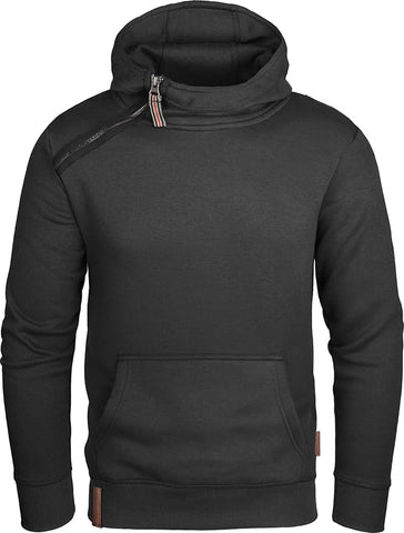 GEC435 Grin&Bear schräg Half Zip Hoodie