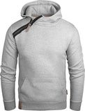 GEC435 Grin&Bear schräg Half Zip Hoodie