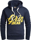 GEC469 Grin&Bear Signatur Logo Kapuzenpullover