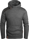 GEC435 Grin&Bear schräg Half Zip Hoodie