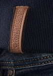 GEC435 Grin&Bear schräg Half Zip Hoodie