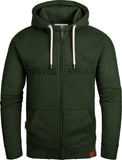 Grin&Bear GEC473 Contrast hoodie voor heren met teddy fleece capuchon, zwart, XXL Grin&Bear GEC473 Contrast hoodie voor heren met teddy fleece capuchon, zwart, XXL